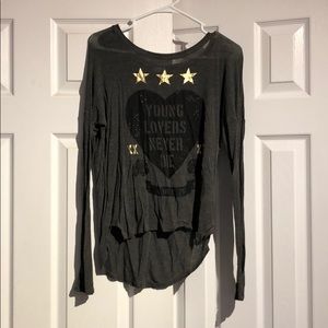 Long sleeve tee from the garage size xs